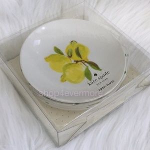 Kate spade lemon tidbit plates